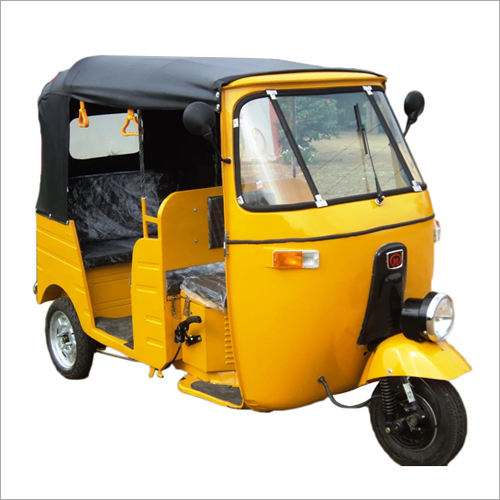 Rani-e Auto Rickshaw - Battery Operated, Closed Body, Yellow-black | Seater: 4, Body Warranty: 1 Year, Motor Warranty: 3 Years, 3 Wheels