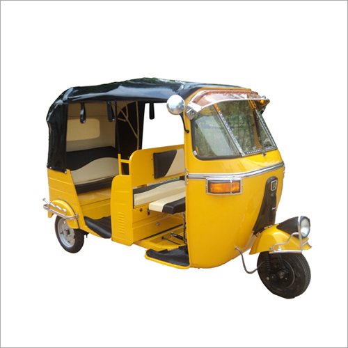Rani-e Auto Rickshaw - Battery Operated, Closed Body, Yellow-black | Seater: 4, Body Warranty: 1 Year, Motor Warranty: 3 Years, 3 Wheels