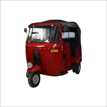 Passenger E-rickshaw - Closed Body, 3 Wheels, Red-black Color | 4-seater, Battery Drive, 1 Year Body Warranty, 3 Year Motor Warranty