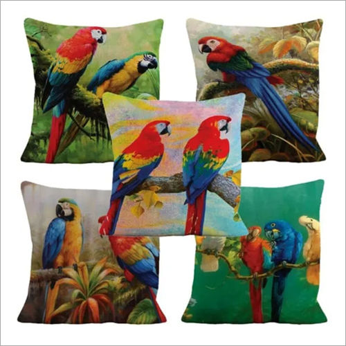 Multicolor Printed Cushion Cover