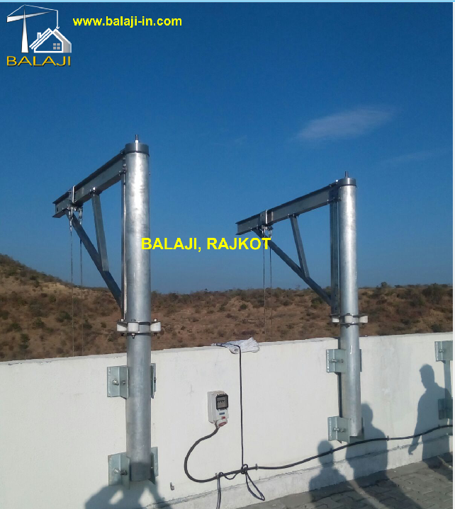 Facade Cleaning System Davit Poll Bmu