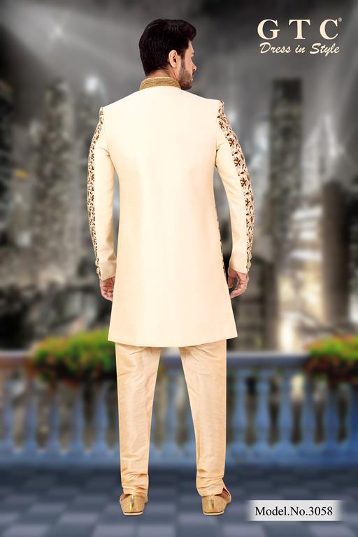 3058 Designer Sherwani Age Group: 16-50