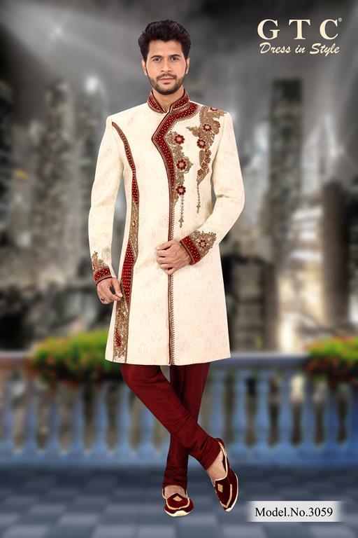 3059 Designer Sherwani Age Group: 16-50