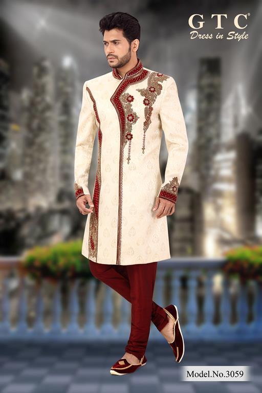 3059 Designer Sherwani Age Group: 16-50