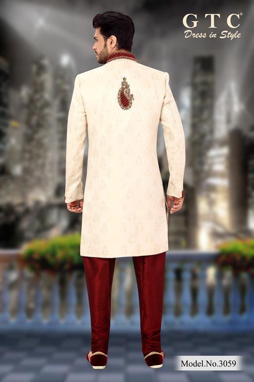 3059 Designer Sherwani Age Group: 16-50