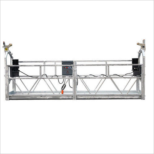 Suspended Rope Platform - Aluminum Material, Load Capacity 200-250 kg, Working Height 15-20 Meters | High Safety Lock 5.5 x 2 kg, 1.5 Kw Motor Power, 1400 r.p.m Rotation Speed
