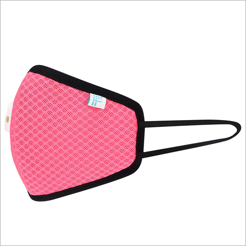 Pink Face Mask With Filter