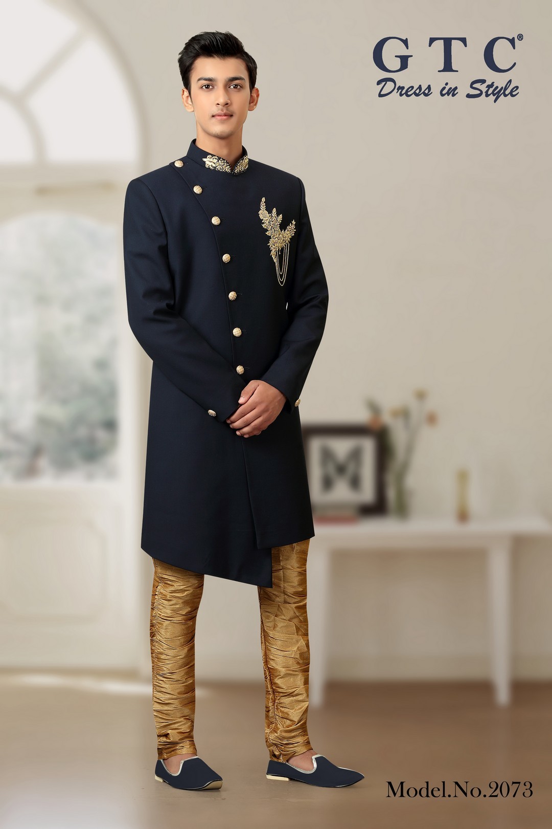 2073 Classic Sherwani Age Group: 16-50