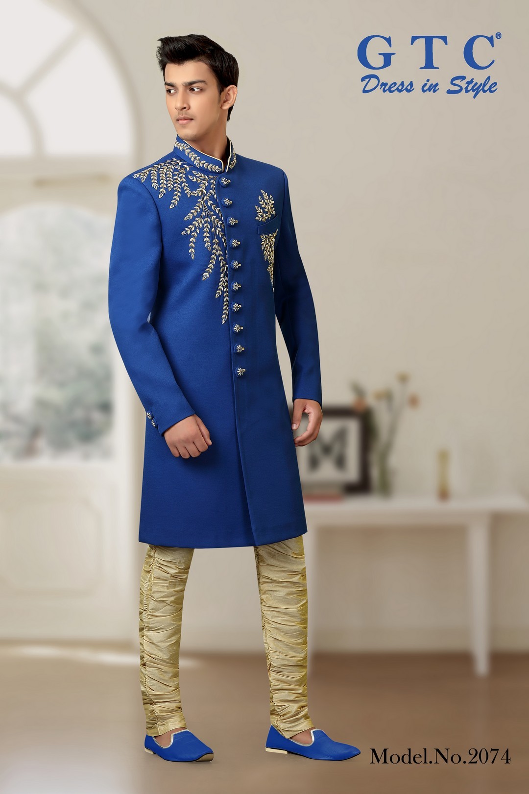 2074 Classic Sherwani Age Group: 16-50