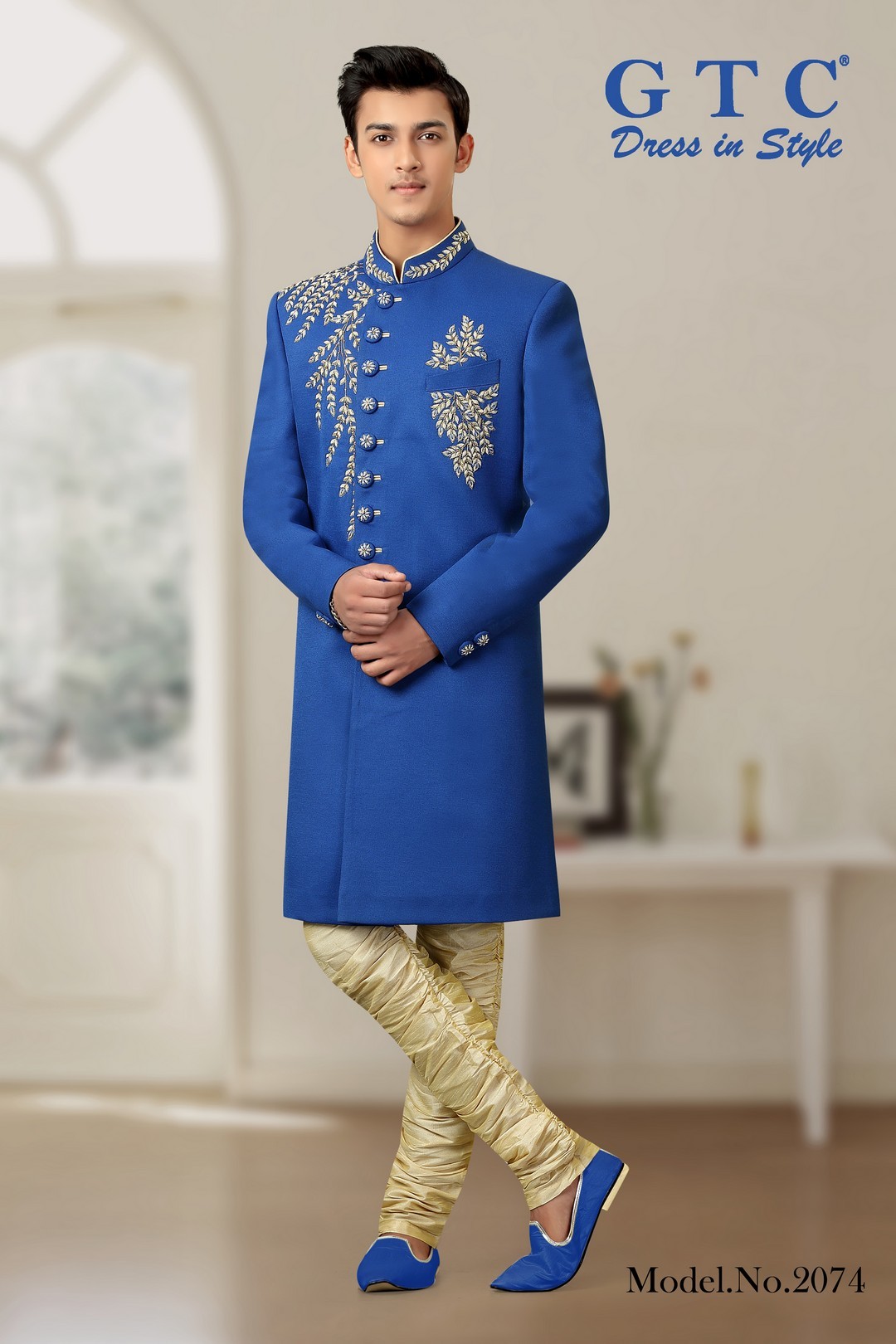 2074 Classic Sherwani Age Group: 16-50