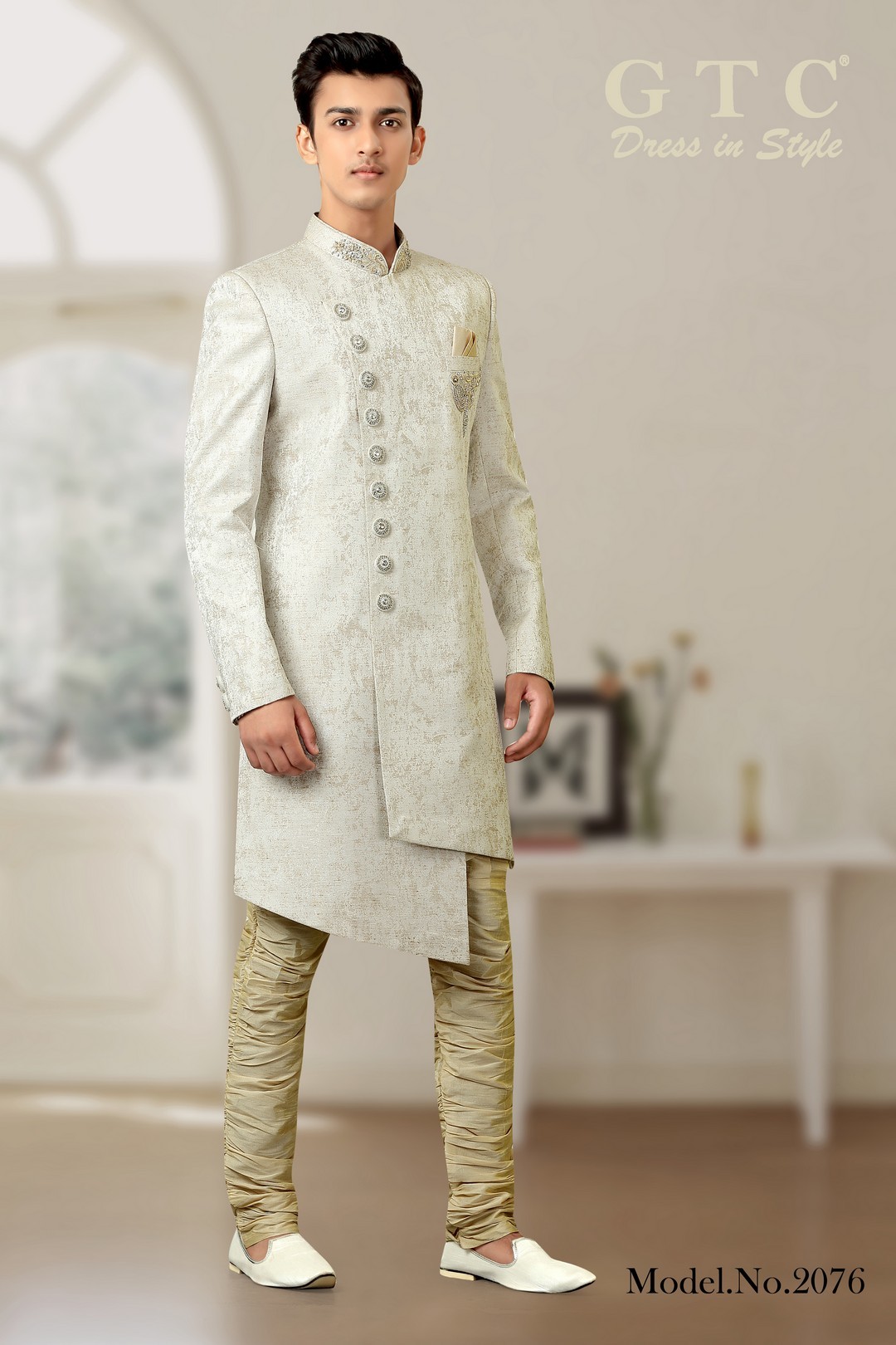 2076 Classic Sherwani Age Group: 16-50
