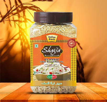 शाज़िया क्लासिक भारतीय बासमती चावल