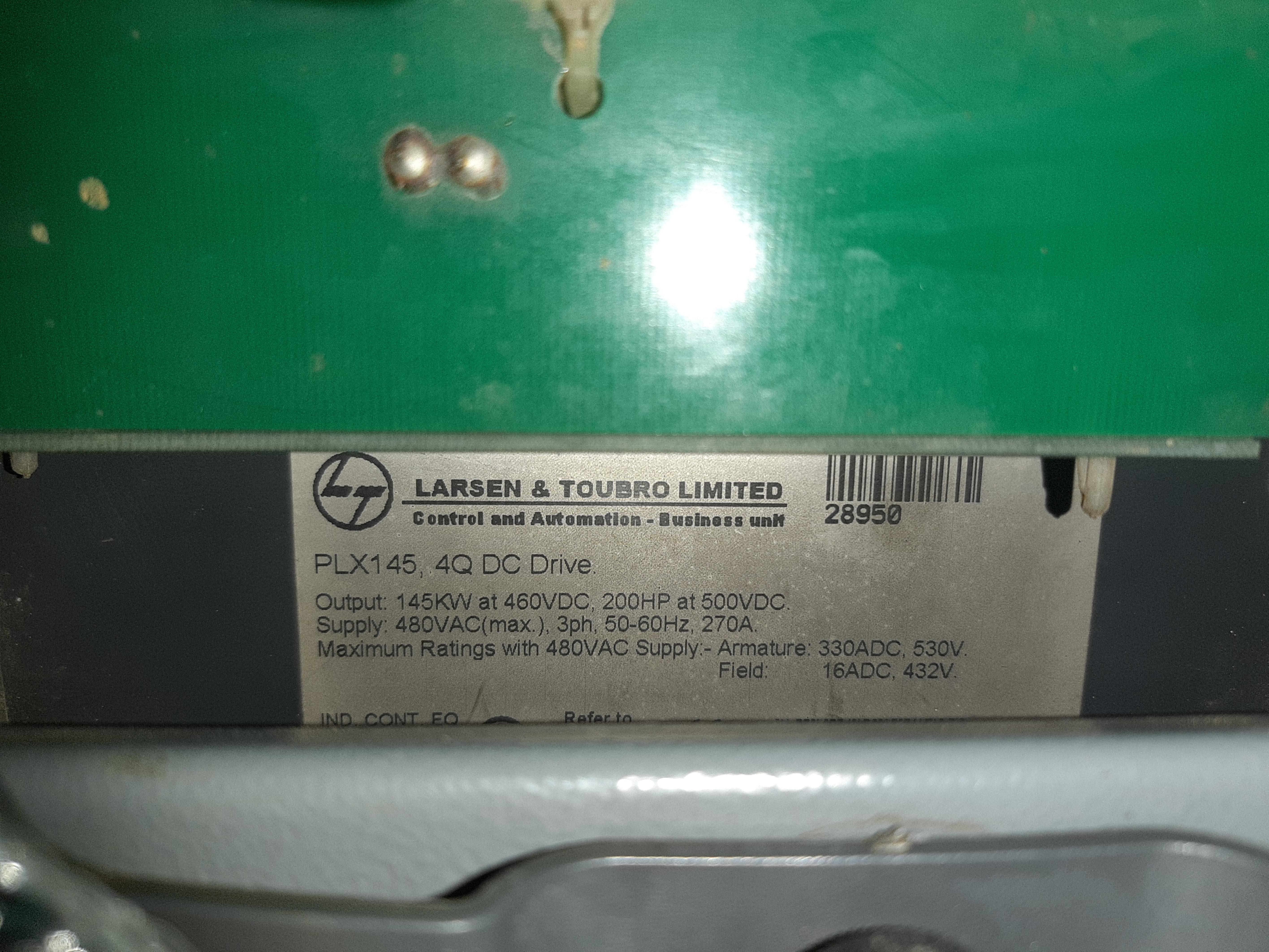 Larsen & Toubro Dc Drive