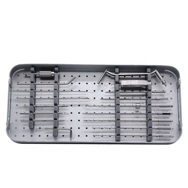 Steel Trauma Implant Orthopedic Surgical Instruments Set / Homedica International