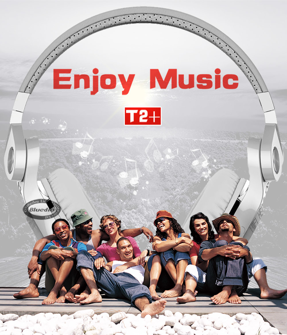 T2plus (Shooting Brake) Bluetooth Stereo Headphones Headset Application: Comfortable To Wear. T2+ Is Softly Padded