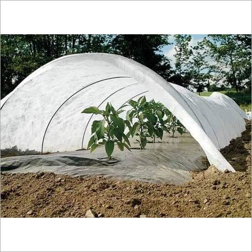 White Low Tunnel Crop Cover