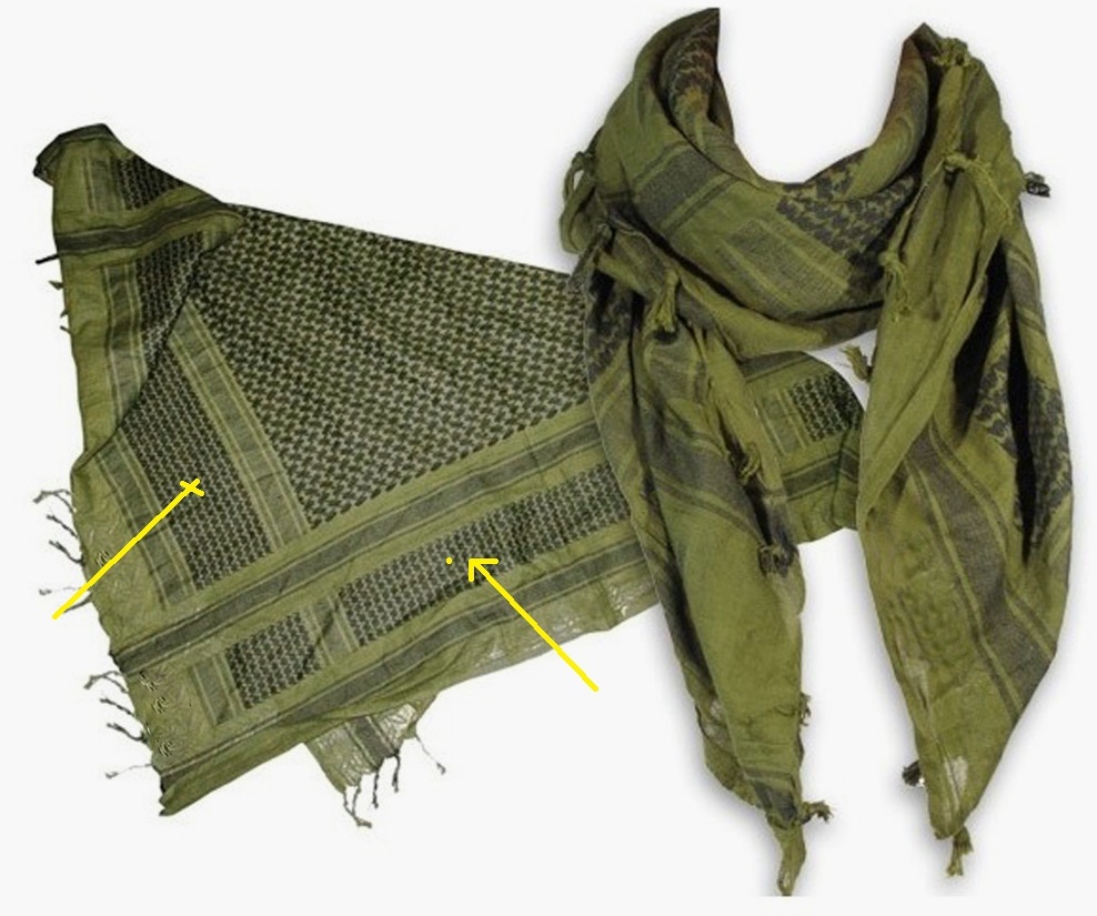 Olive Drab Military Scarf Shemagh