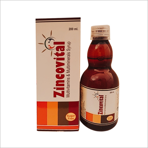 एंटीऑक्सिडेंट्स, मल्टीविटामिन और मल्टीमिनरल्स सिरप 200 मिलीलीटर स्वास्थ्य पूरक