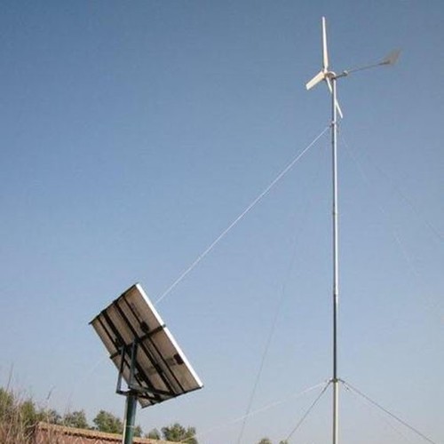 Solar Renewable Energy System - Galvanized Steel & Anodized Aluminum, 10-20 Feet Pole Height, 5 KW Solar Energy Power Source, High Wind Resistance & Snow Load Endurance