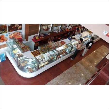 L Shape Sweet Display Counter