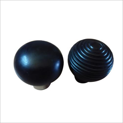 Cabinet Door Wooden Knobs - Color: Black