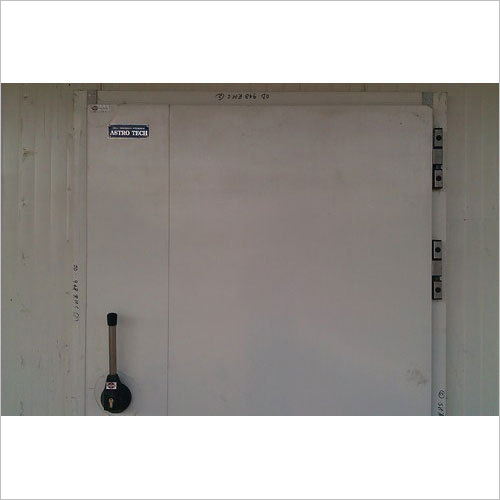 Cold Storage Doors - Ppgi and Stainless Sheet, 4~8 Feet Height, 60 to 150mm Thickness, White Color, Stainless Steel Handle