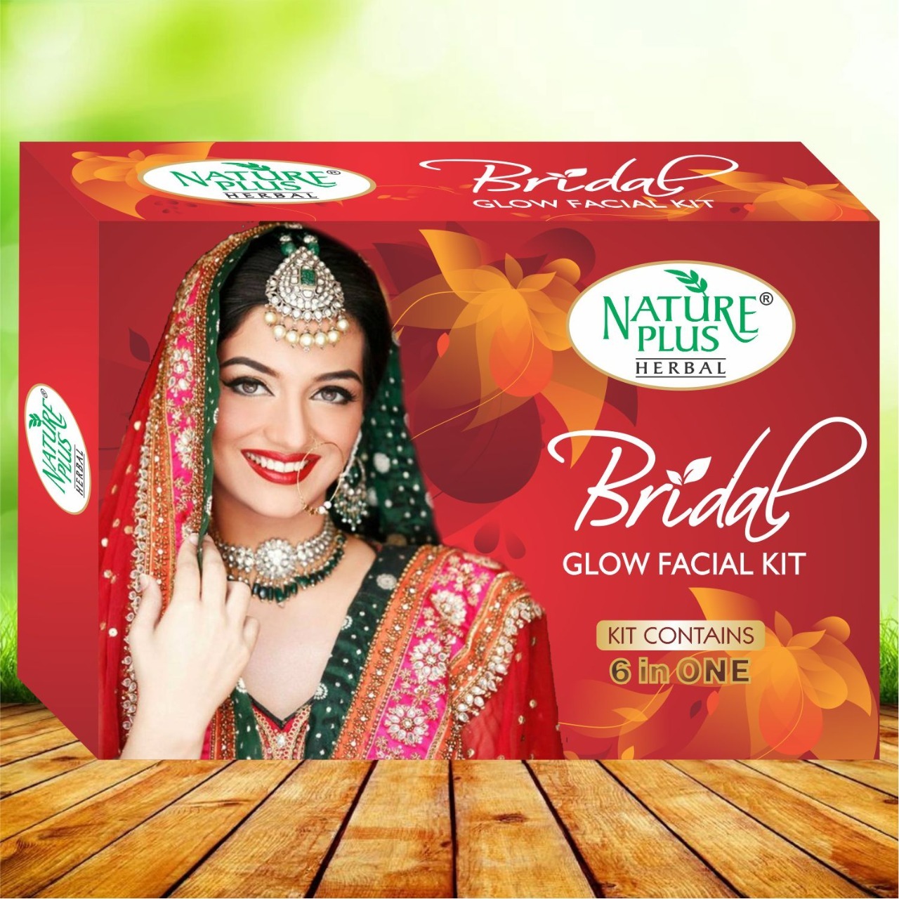 Nature Plus Herbal Bridal Glow Facial Kit 370gm Recommended For: All