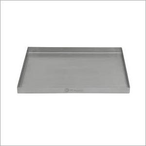 Stainless Steel Rectangular Tray - Premium Quality, 12x18 Inches | Glossy Finish, High Strength, Corrosion Resistant