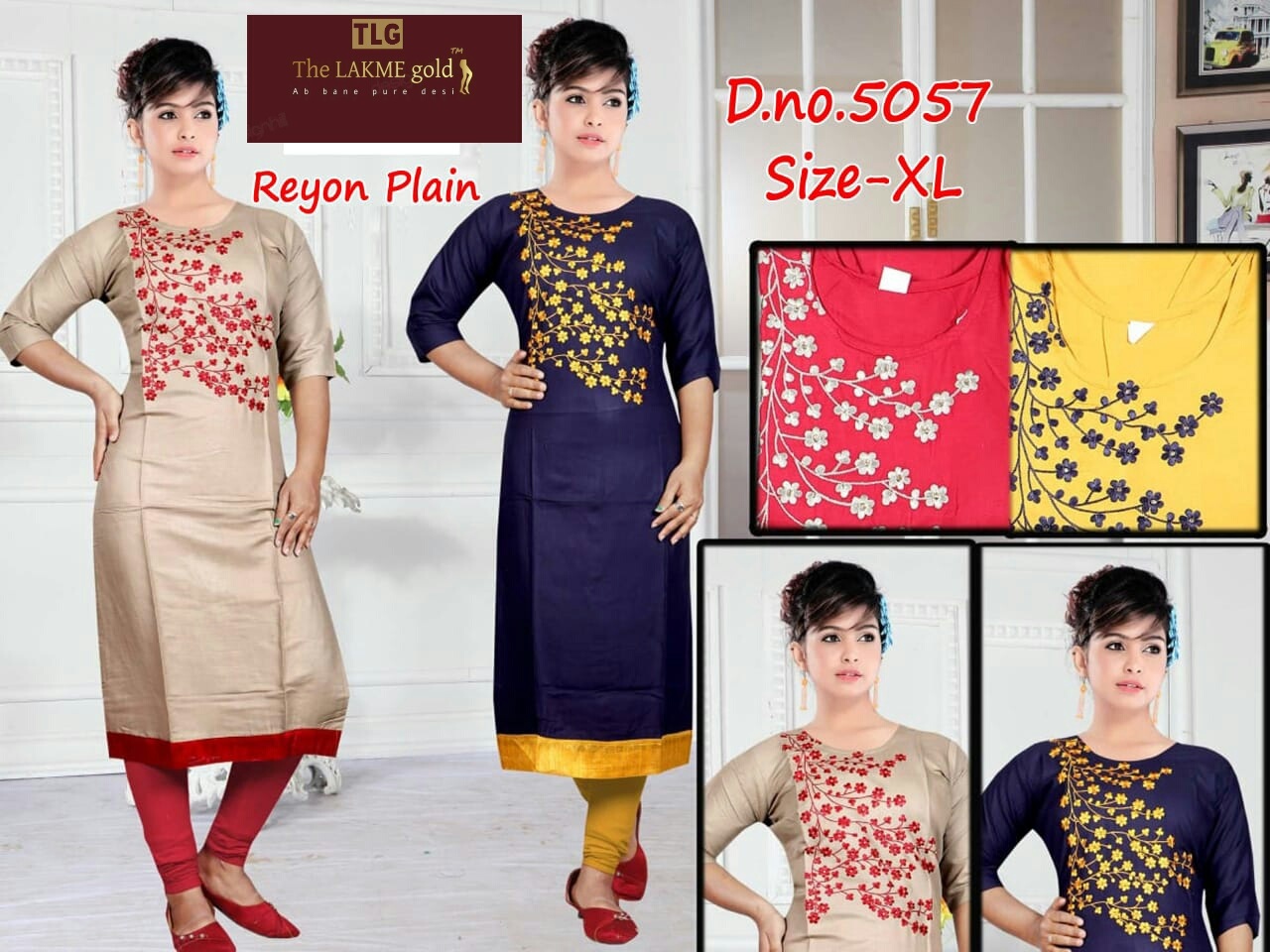 Ladies Designer Rayon Top - Summer Size All | Handwash Care, Stylish & Comfortable Design