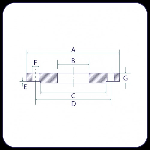 Stainless Steel Slipon Flange - Size Nb To 48 Inch, Astm A182 F304/316l, 150# To 6000# Class | Color As Per Requirement, Length/tolerance As Per Standard, 12-18 Month Warranty