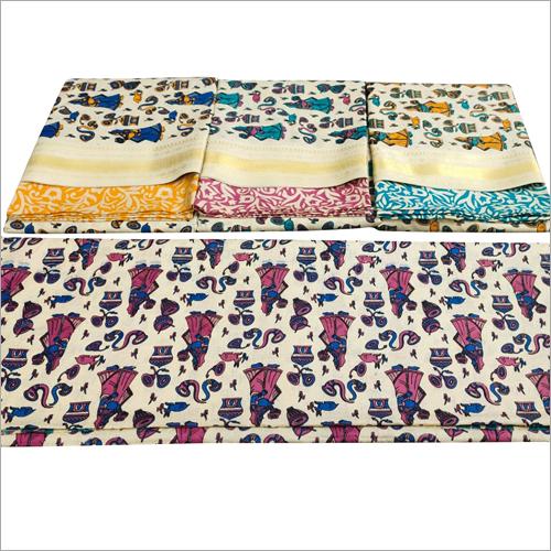 सूती साड़ी कपड़ा छपाई सेवाएँ