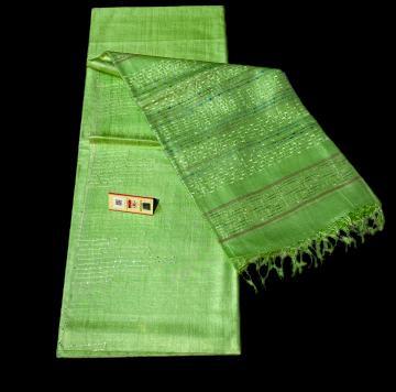 Pure Tussar Silk Handloom Fancy Saree - Pure Tussar Silk Material, With Blouse | Elegant Party Wear For All Seasons: Rainy, Spring, Summer, Winter