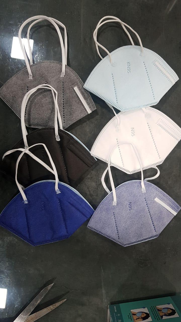 Magnum N95 Face Mask - Standard Size, Elastic Ear Straps | Multiple Use For All Ages, Anti Allergic, Ideal For Hospital And Clinic Use