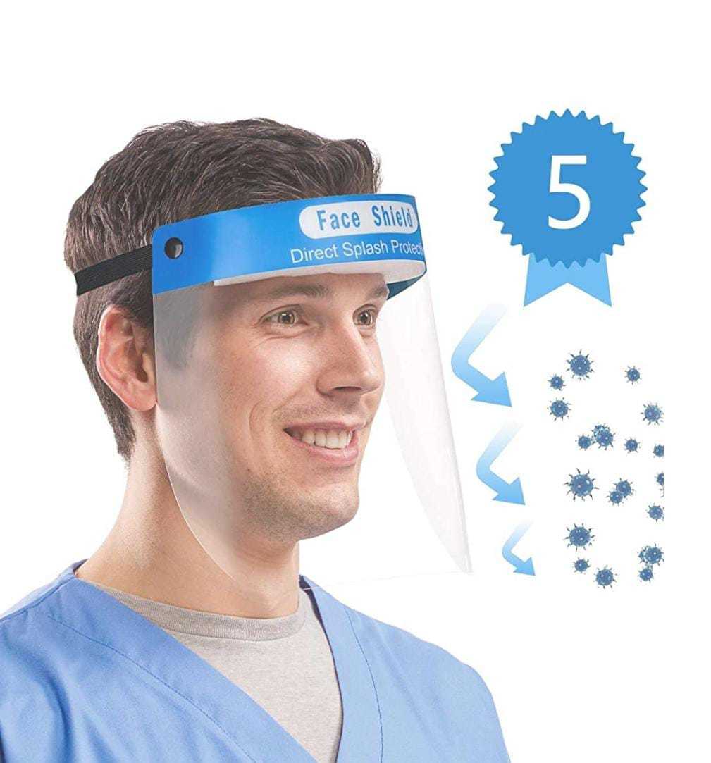 Fiber Glass Face Shield Age Group: Men