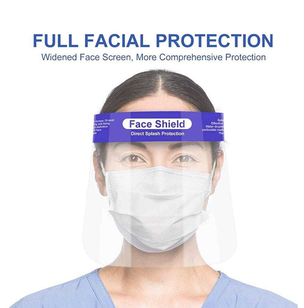 Fiber Glass Face Shield Age Group: Men