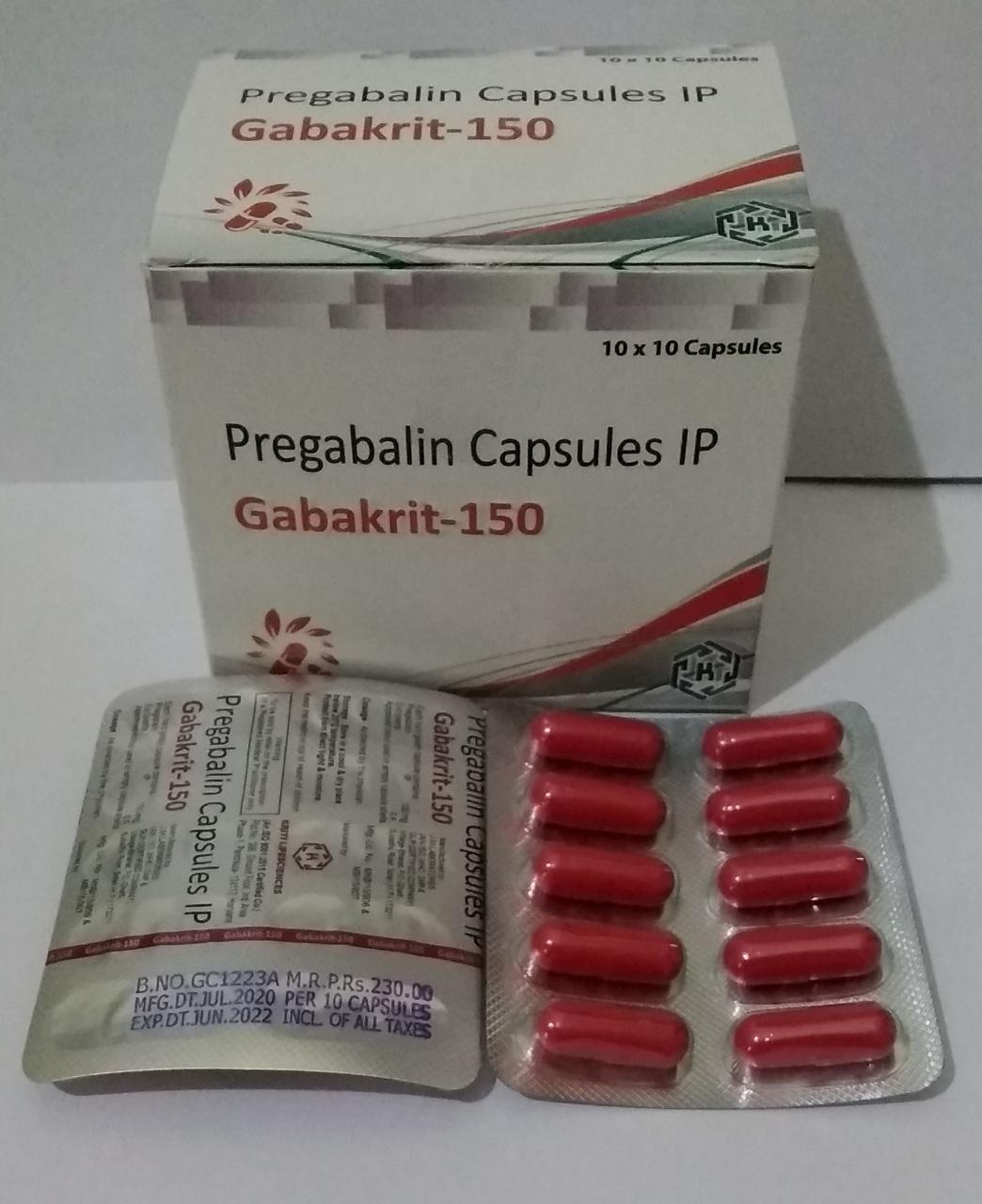Pregabalin 150 Mg Caps