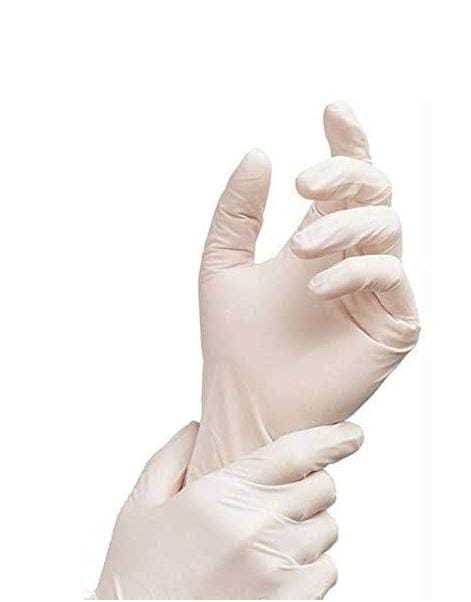 Latex Hand Gloves - Disposable , Large & Xl Sizes, White Color, Non-powdered, Ideal For Electrical And Chemical Industries
