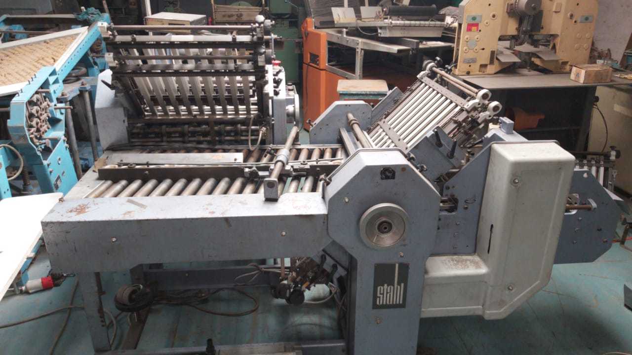 Stahl Ft47a Folder Folding Machine Manufacturing Year: 1988 Years