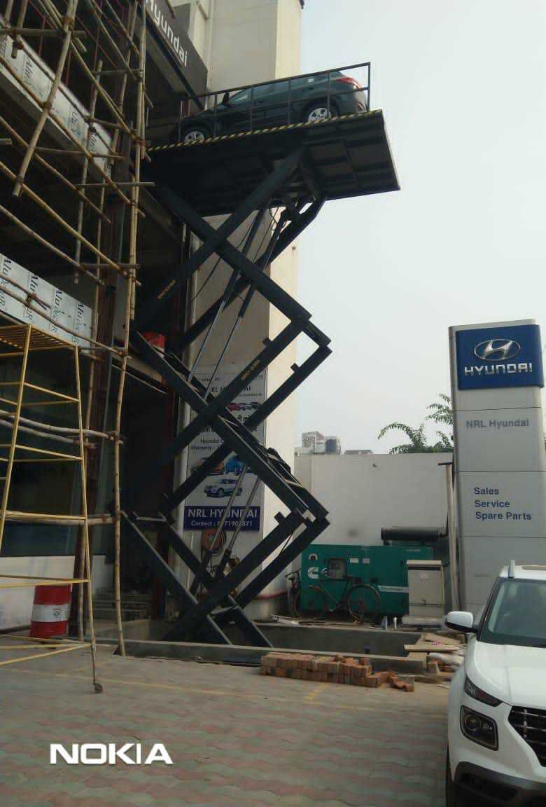 Hydraulic Car Elevator - Lift Design: Scissor Lift