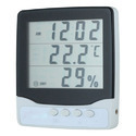 Digital Thermo Hygrometer - ABS Plastic, 100x100x20 mm | Digital LCD Display, 0-50°C Measurement Range, ±1°C Accuracy, Indoor Use
