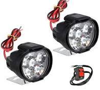 Led Round Light Near Two Wheeler