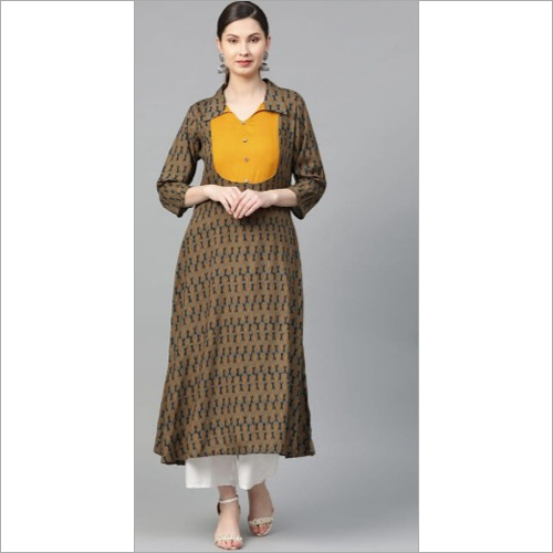 Washable Ladies Digital Printed Kurti With Palazzo