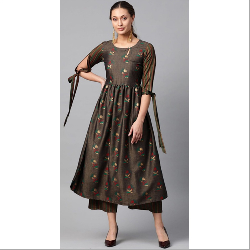 Washable Ladies Party Wear Kurti With Palazzo