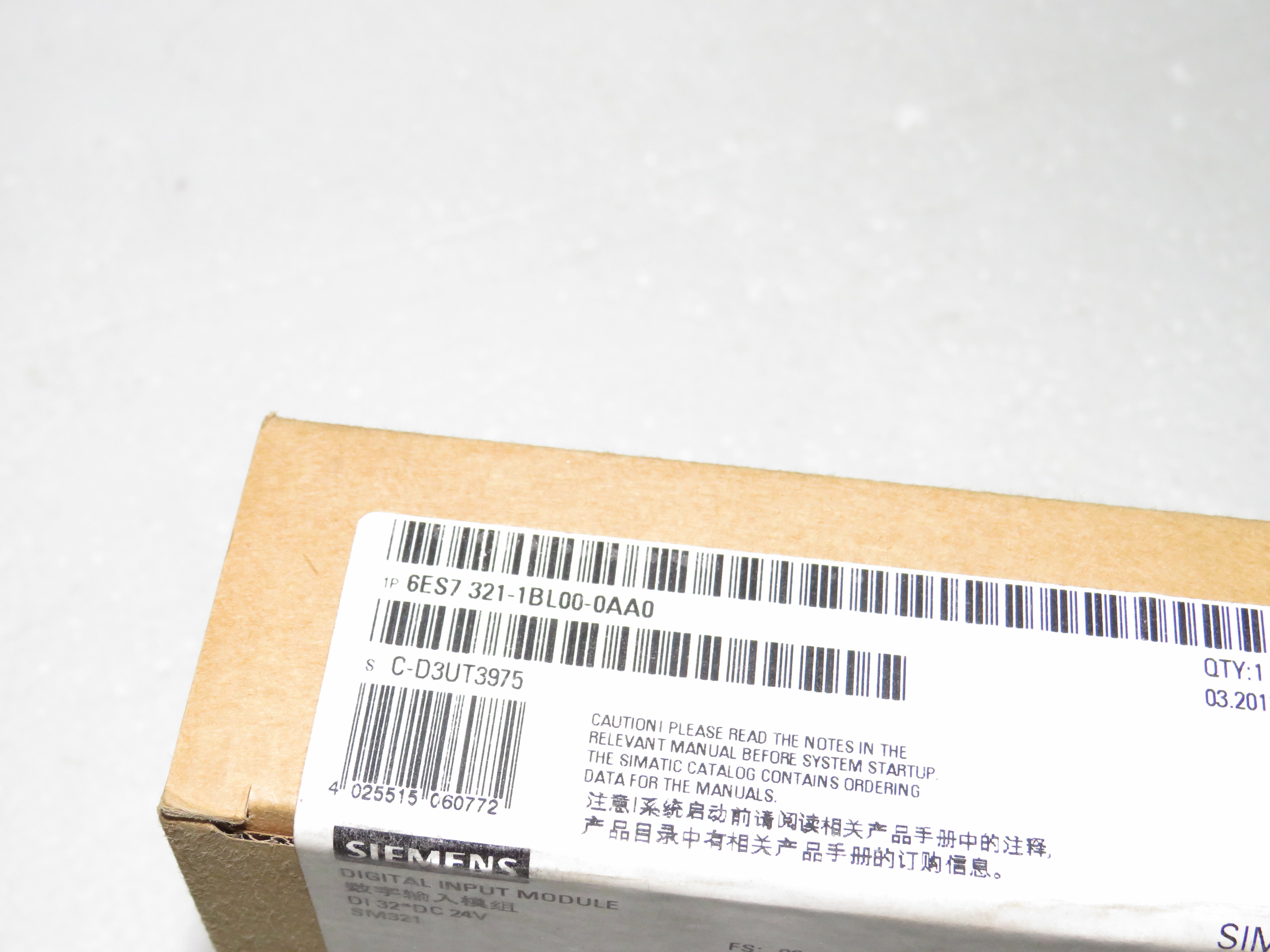 Siemens 6es7-321-1bl00-0aa0