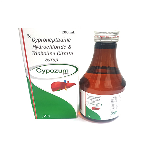 Cyproheptadine Hydrochloride And Tricholine Citrate Syrup