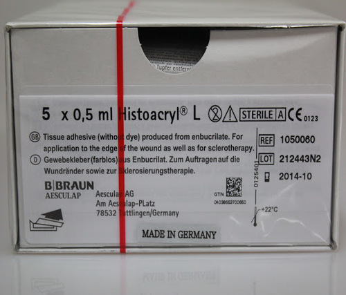 ब्रौन हिस्टोएक्रिल ऊतक चिपकने वाला