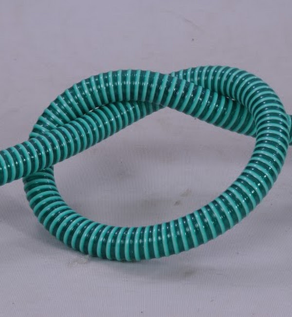 Pvc Suction Hose - Sizes 1" To 4-1/2", Length 30 Mtr, Wall Thickness 3.5-6mm, Working Pressure 9-4.5 Kgs/cm2, Flexibility & Lightweight Design