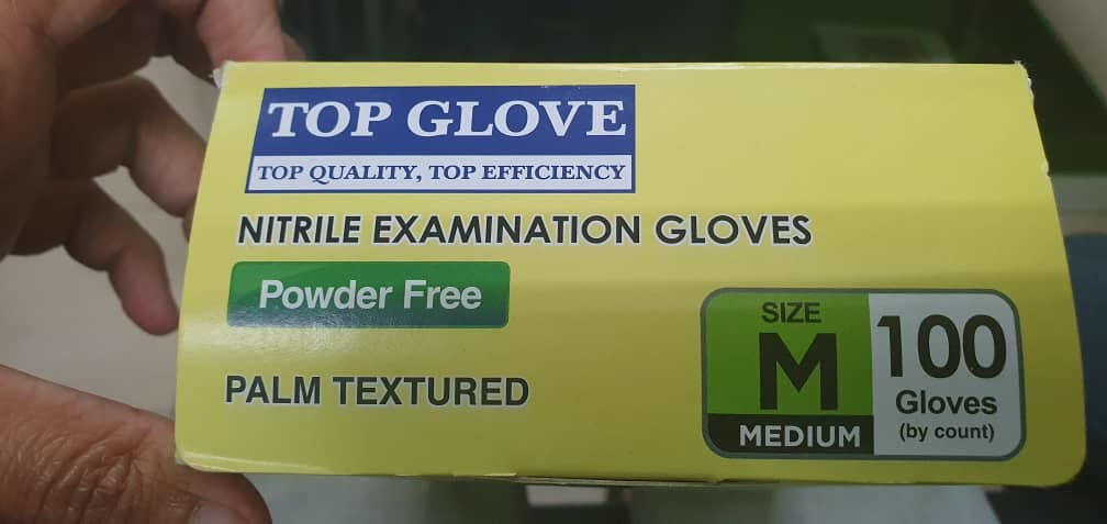 Nitrile Examination Gloves - Powder Free, Latex Free, Blue Nitrile Material | Fda & Ce Certified, All Max Approved