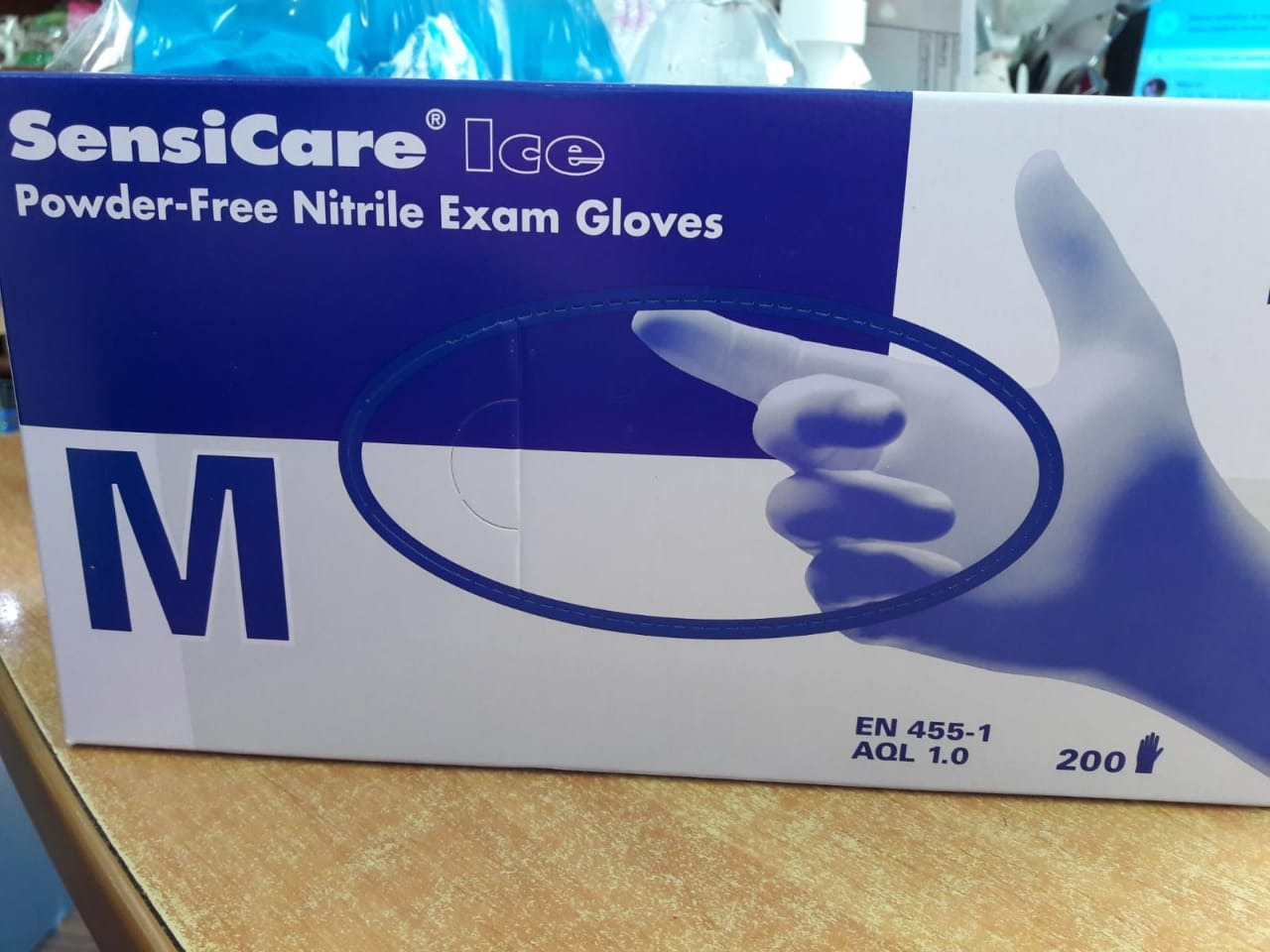 Nitrile Examination Gloves - Powder Free, Latex Free, Blue Nitrile Material | Fda & Ce Certified, All Max Approved