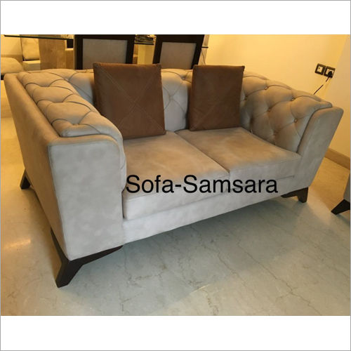 2 Seater Quilted Sofa Set